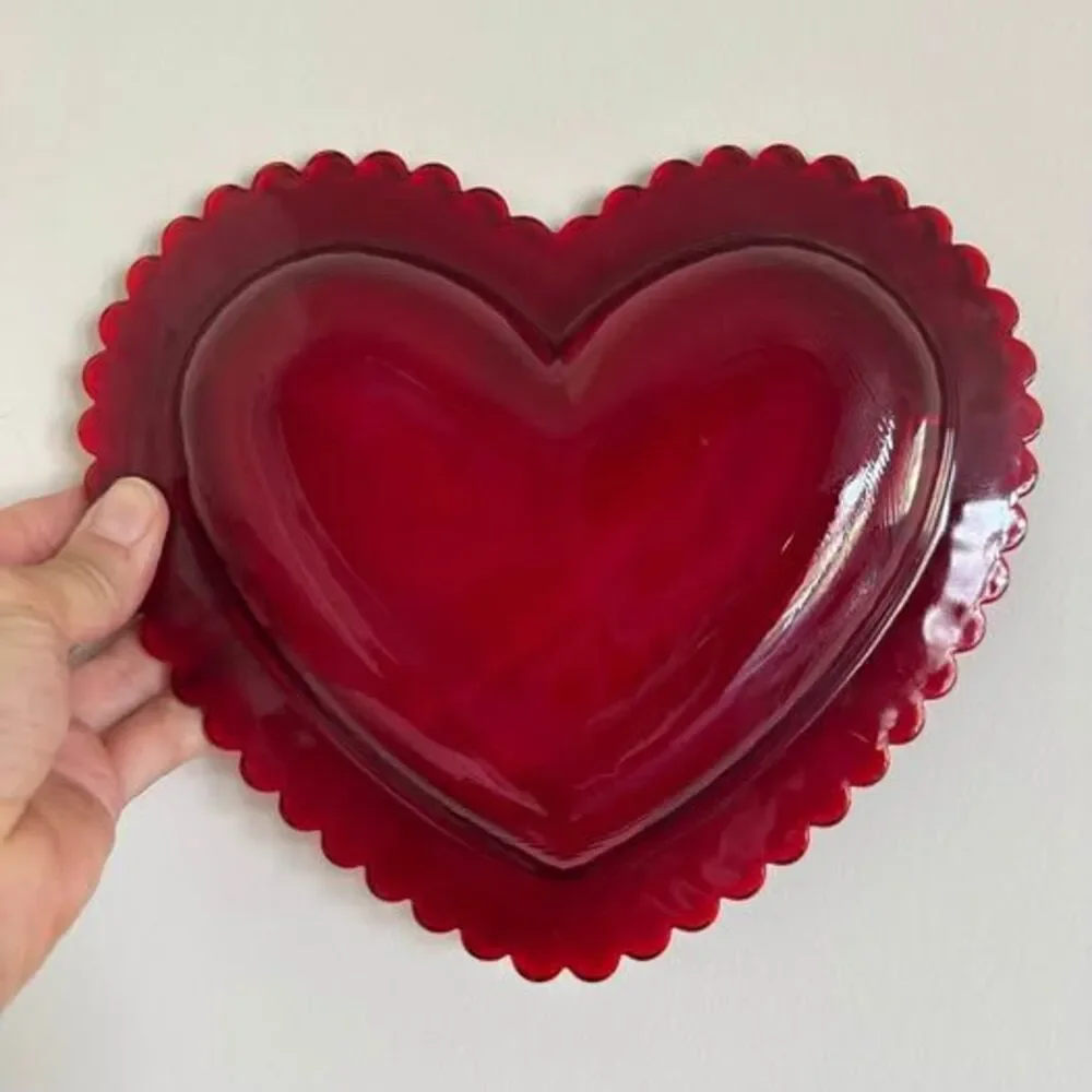Heart Decor 3 Piece Set Mug Footed Bowl Plate :ove Wedding Bridal